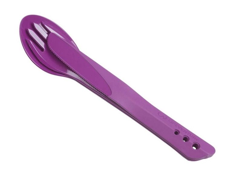 Lifeventure, sztućce turystyczne, Purple