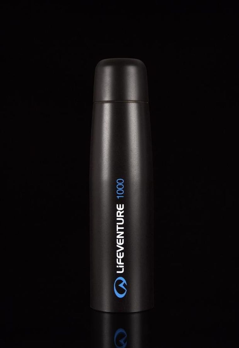 Lifeventure, termos próżniowy, dark grey, 1000 ml