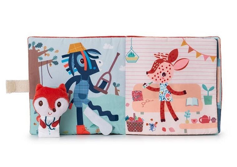 Lilliputiens, Doktor Lisiczka Alice, książeczka aktywizująca z mini-pacynką, 12m+