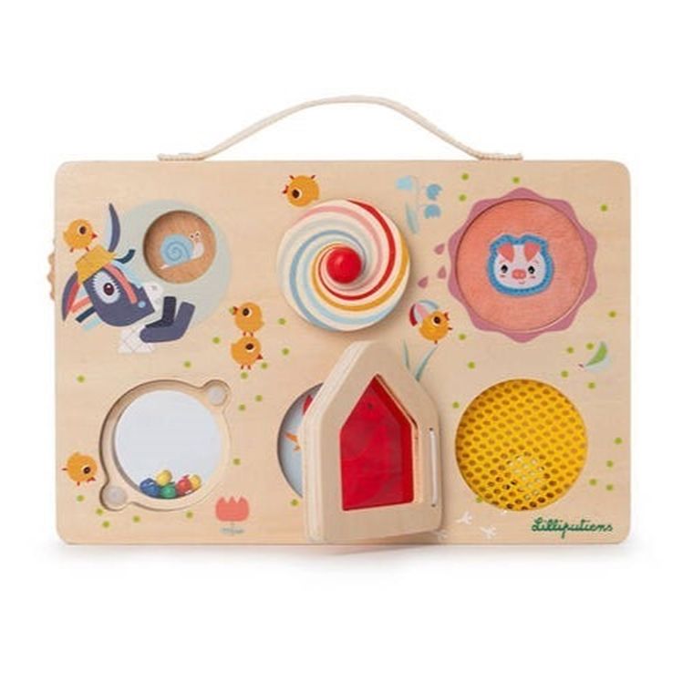 Lilliputiens, Farma, drewniana tablica manipulacyjna, 12m+