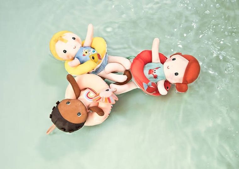 Lilliputiens, Gaspard, laleczka do kąpieli, 6m+