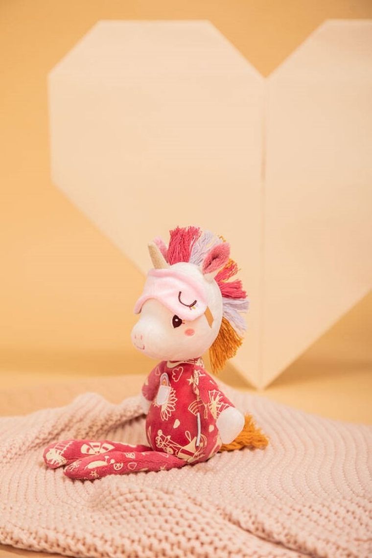 Lilliputiens, Jednorożec Lena, maskotka z elementami fluorescencyjnymi, 6m+