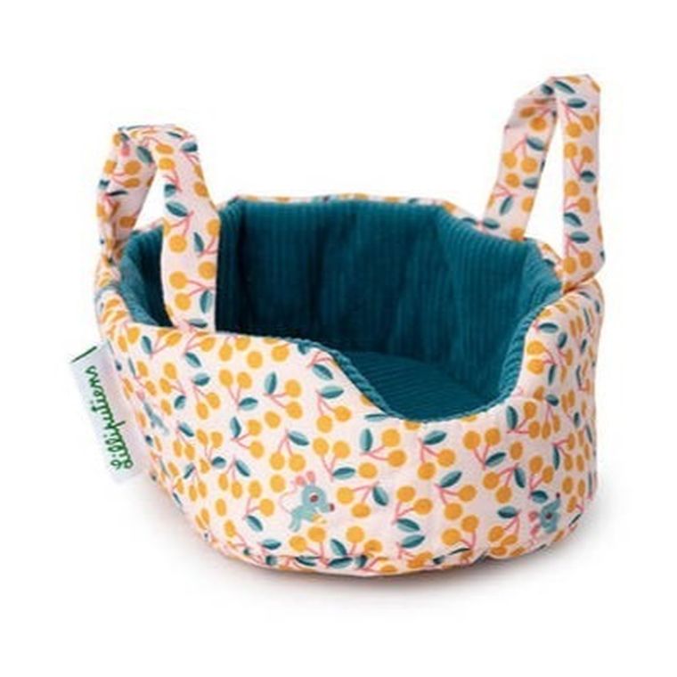 Lilliputiens, Kotka Jeanne, maskotka kotek z koszyczkiem i akcesoriami, 12m+