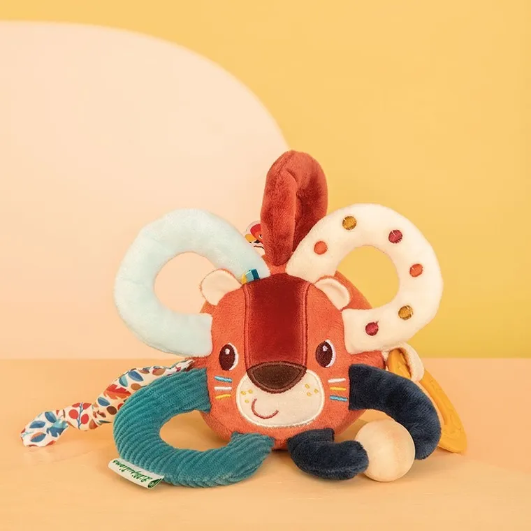 Lilliputiens, Lew Jack, piłeczka aktywizująca, wielofunkcyjna, 3m+