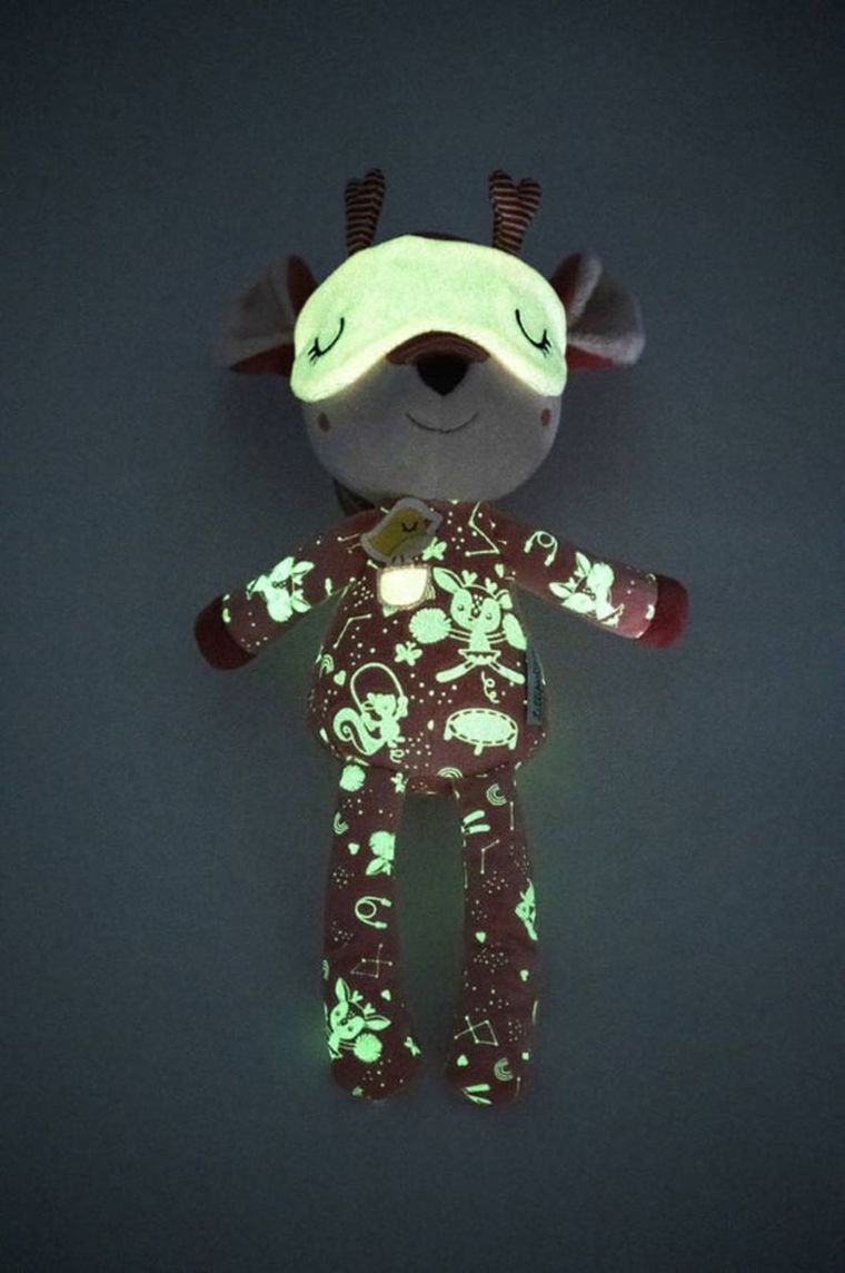 Lilliputiens, maskotka do spania z elementami fluorescencyjnymi, Sarenka Stella, 6m+