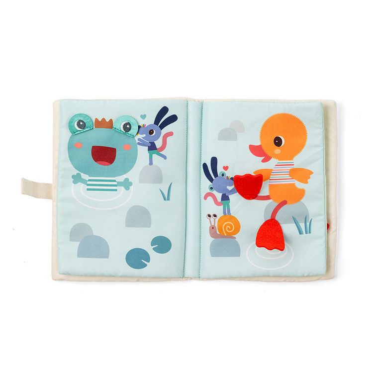 Lilliputiens, Myszka Nina, Przebieranki, miękka książeczka aktywizująca, 9m+