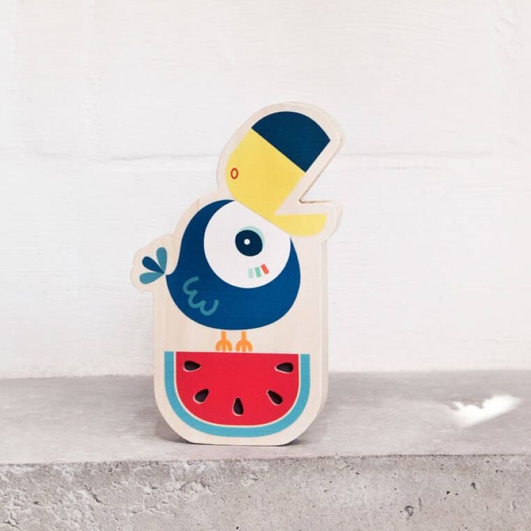 Lilliputiens, Skarbonka drewniana, Tukan Pablo