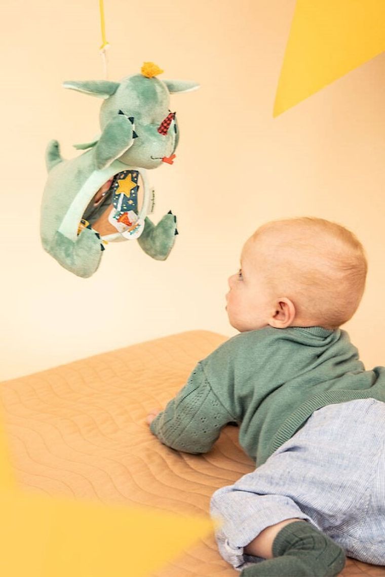 Lilliputiens, Smok Joe, maskotka aktywizująca z lusterkiem, 6m+