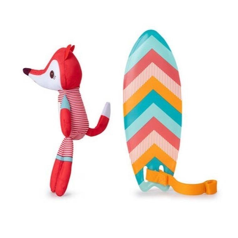 Lilliputiens, Surfer Lisiczka Alice, magiczna przytulanka do kąpieli, 12m+