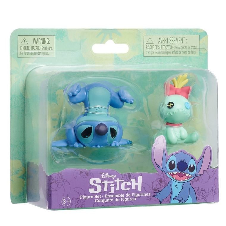 Lilo i Stitch, Stitch stojący na głowie i Scump, figurki kolekcjonerskie, 2 szt.