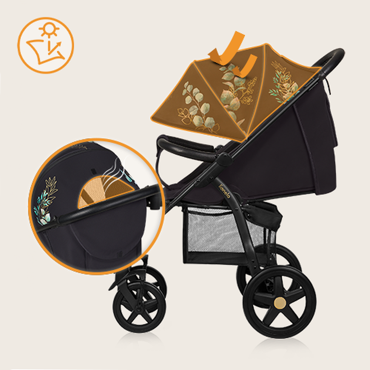 Lionelo, Annet Plus, wózek spacerowy, Golden Moments