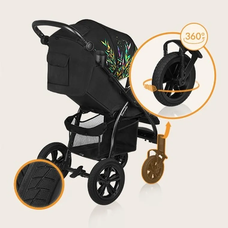 Lionelo, Annet Tour, wózek spacerowy, Dreamin