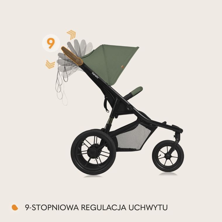 Lionelo, Azura, wózek spacerowy, Green forest