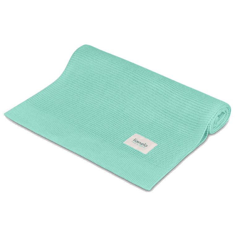 Lionelo, Bamboo Blanket, kocyk bambusowy, Green Mint, 75-100 cm