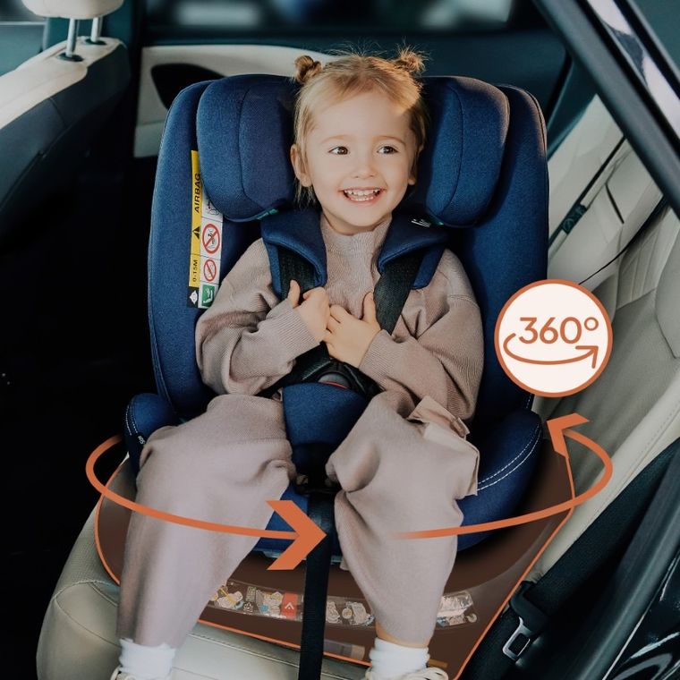 Lionelo, Bastiaan One I-Size, fotelik samochodowy, Blue Navy, 40-150 cm