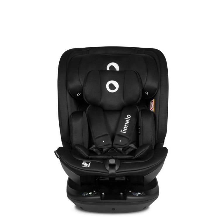 Lionelo, Bastiaan, RWF, I-size, fotelik samochodowy, Black Carbon, 0-36 kg, 40-150 cm