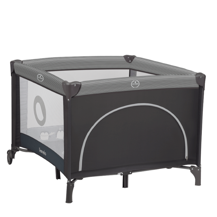 Lionelo, Bonnie, kojec dla dzieci, Grey Scandi