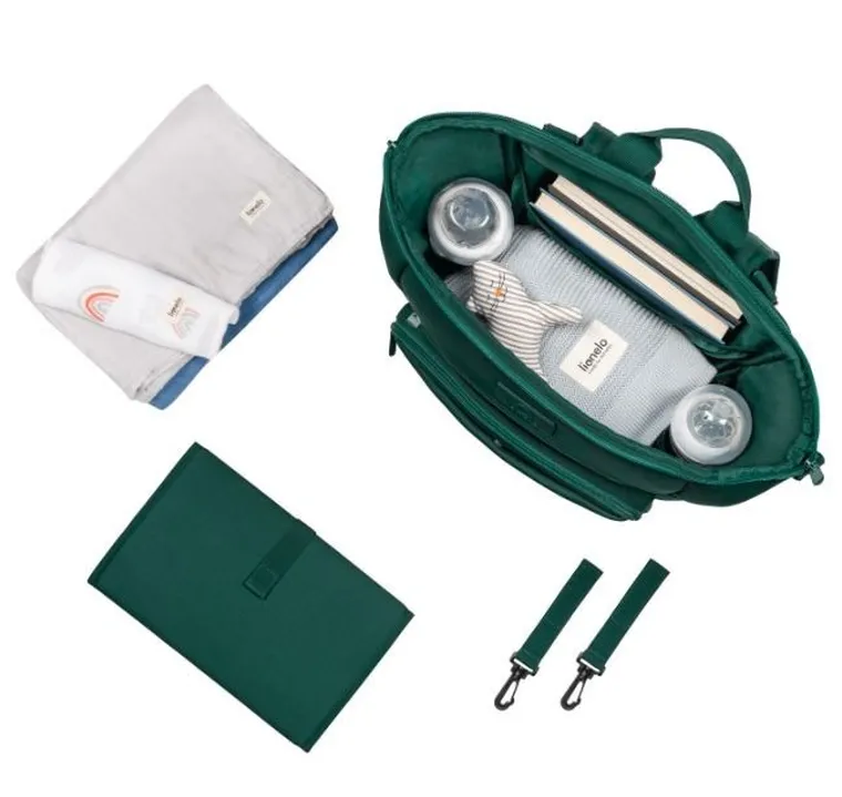 Lionelo, Cube, plecak do wózka, Green Forest