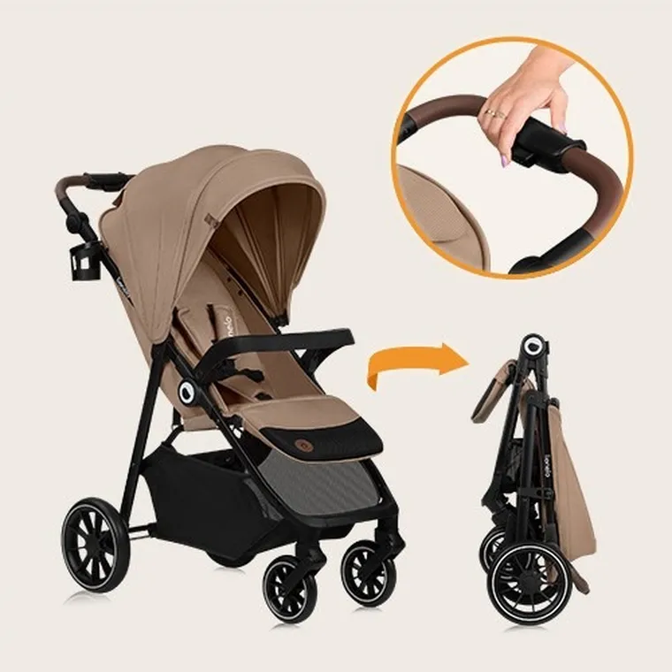 Lionelo, Emma One, wózek spacerowy, Beige Sand