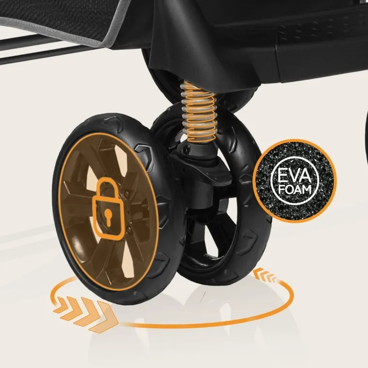 Lionelo, Emma Plus, wózek spacerowy, Stone