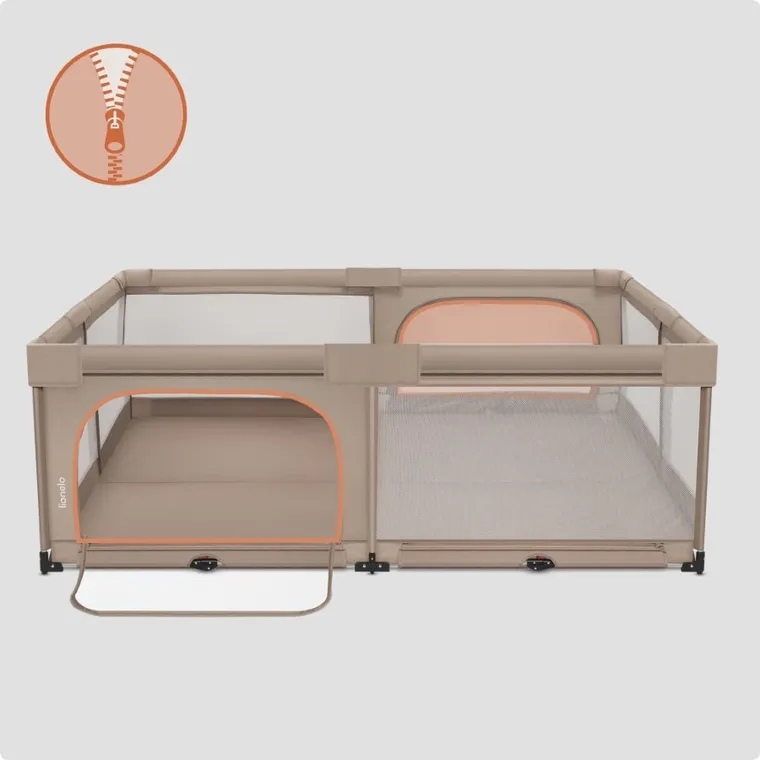 Lionelo, Florence XL Easy Fold, kojec, beige sand