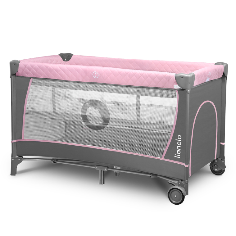 Lionelo, Flower, łóżeczko turystyczne, Flamingo