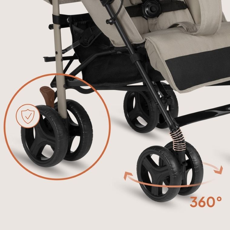 Lionelo, Irma, wózek spacerowy, Beige Sand