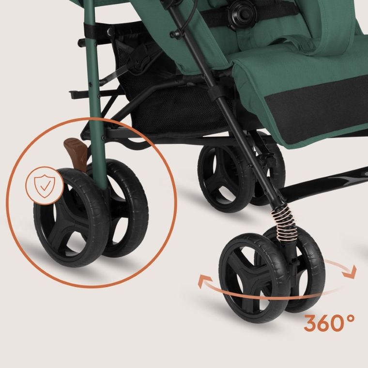 Lionelo, Irma, wózek spacerowy, Green Emerald