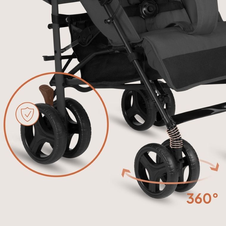 Lionelo, Irma, wózek spacerowy, Grey Stone