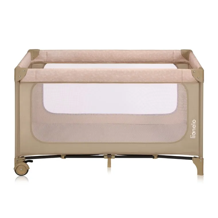Lionelo, Jasmin, Easy Fold, łóżeczko turystyczne, beige sand