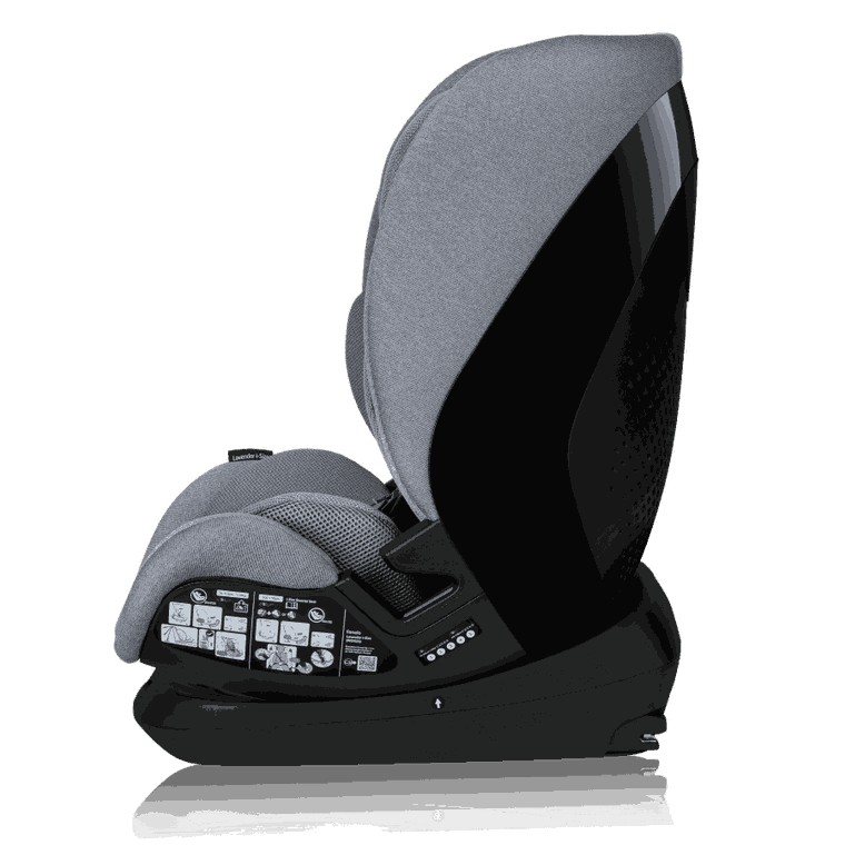 Lionelo, Lavender I-Size, fotelik samochodowy, Grey Stone, 76-150 cm