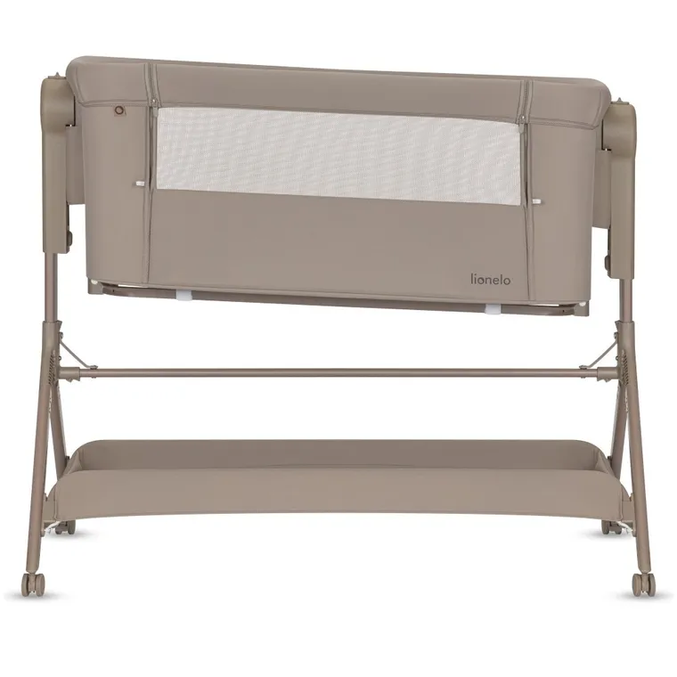 Lionelo, Leonie Plus, łóżeczko dostawne, Beige Taupe