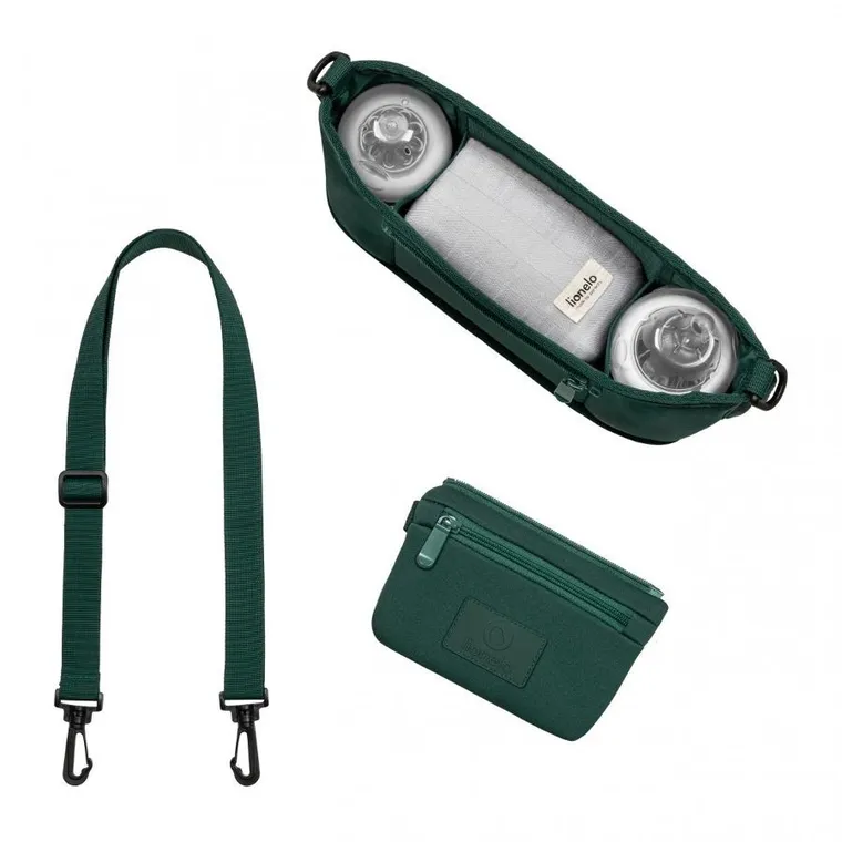 Lionelo, Little Cube, organizer do wózka, Green