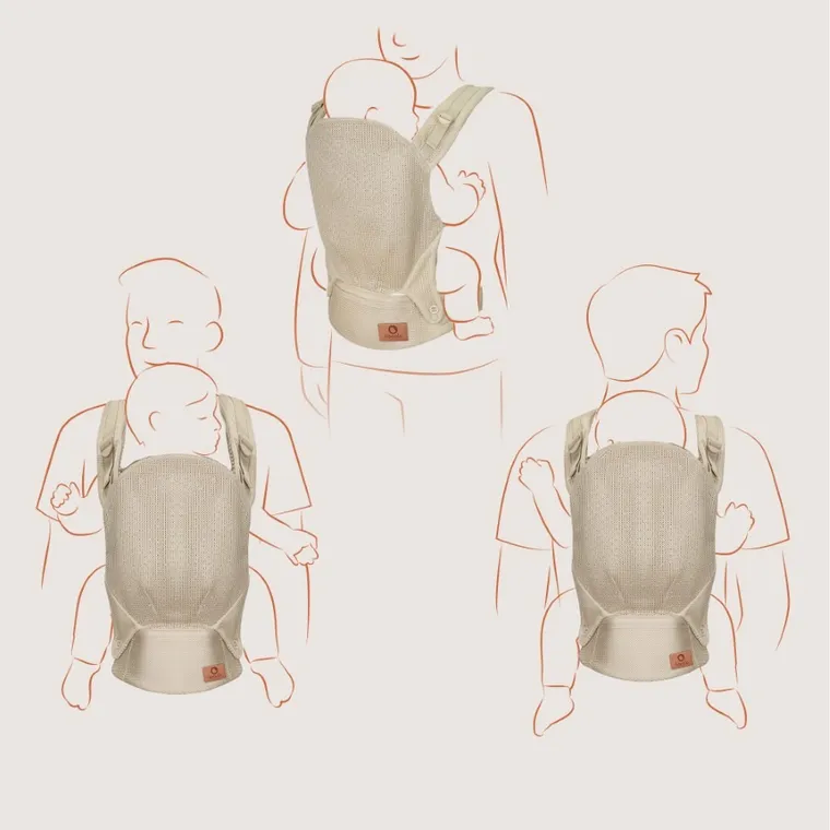 Lionelo, Margareet Air, nosidełko dla niemowlaka, beige