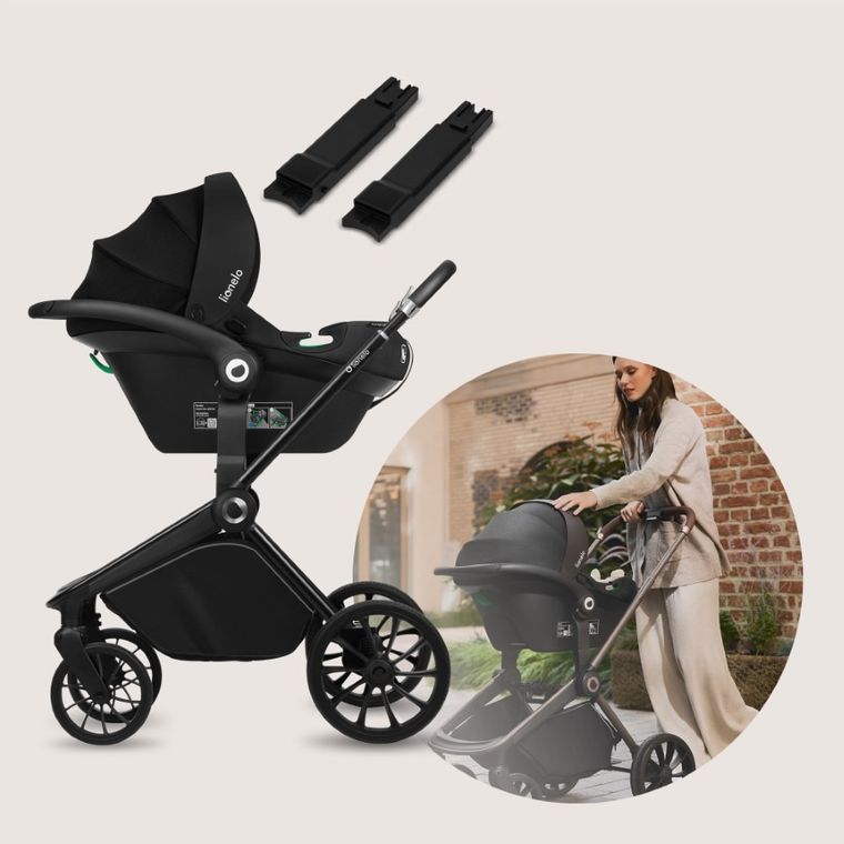 Lionelo, Mika Plus, wózek wielofunkcyjny, 3w1, Green Olive