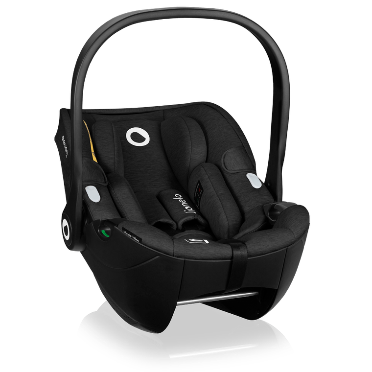 Lionelo, Moxie, i-Size, fotelik samochodowy z bazą, Black Carbon, 40-87 cm