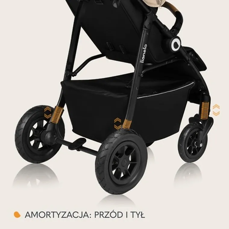 Lionelo, Natt, wózek spacerowy, Beige Sand