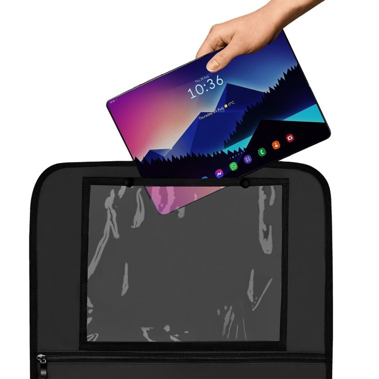 Lionelo, organizer na przedni fotel samochodowy, czarny