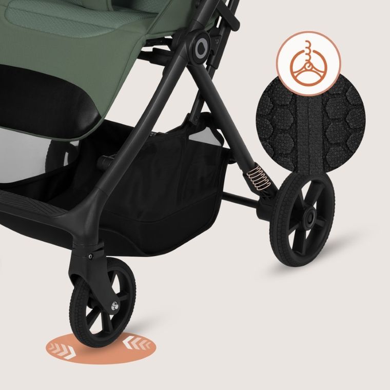 Lionelo, Tansi, wózek spacerowy, green emerald