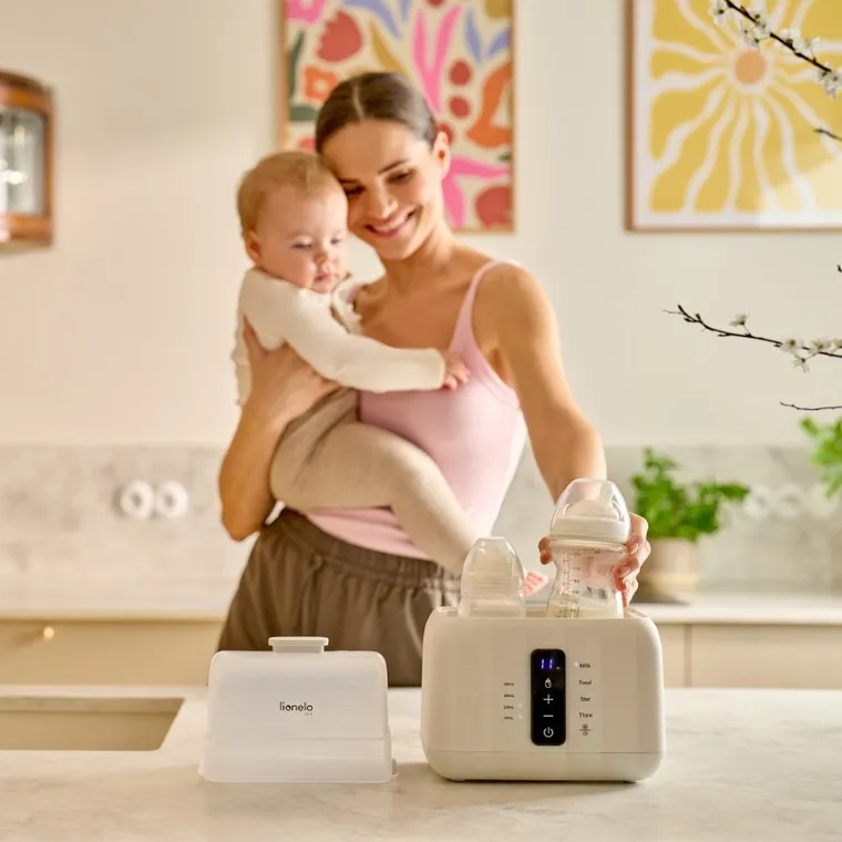 Lionelo, Thermup Double, podgrzewacz do butelek, sterylizator, white