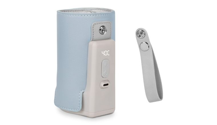 Lionelo, ThermUp Go, przenośny podgrzewacz do butelek, Blue Sky