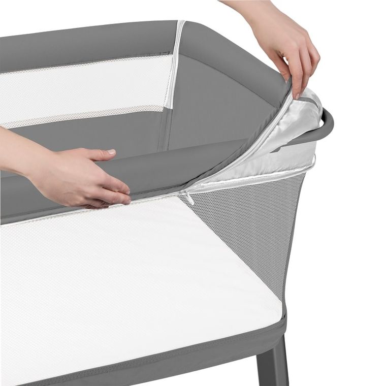 Lionelo, Thomi Plus 5w1, łóżeczko, Grey Concrete