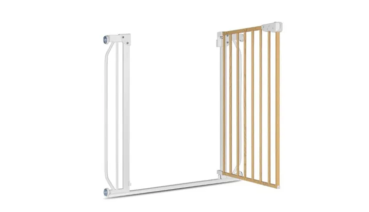 Lionelo, Truus Slim, bramka ochronna, White Natural, 75-105 cm