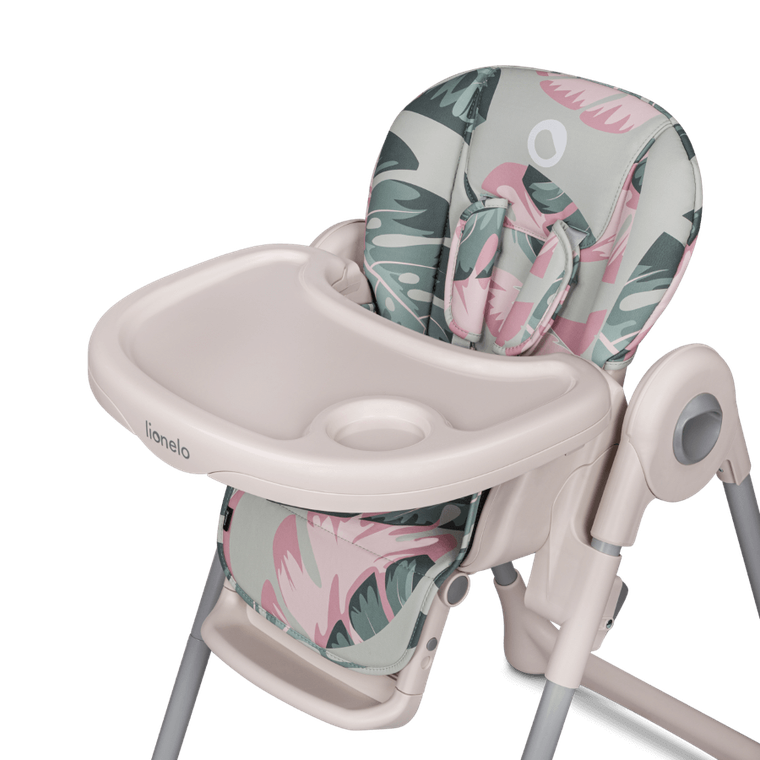 Lionelo, Zanna, krzesełko do karmienia, Pink Bubblegum