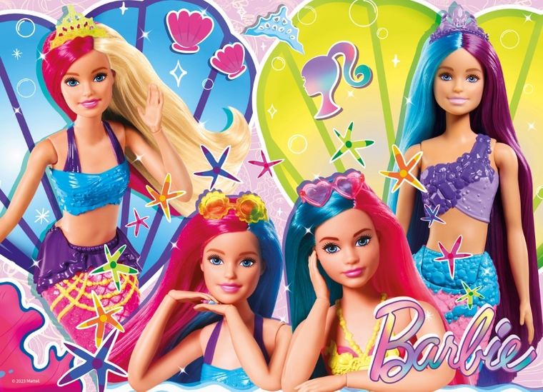 Lisciani, Barbie, puzzle maxi, 4w1, 48 elementów