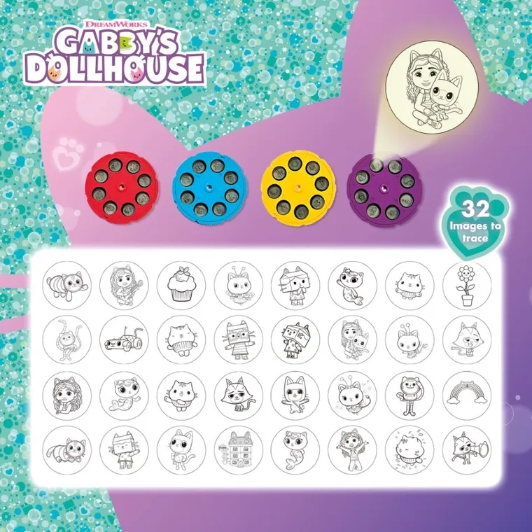 Lisciani, Koci Domek Gabi, Szkoła Rysowania Projektorem, zestaw artystyczny