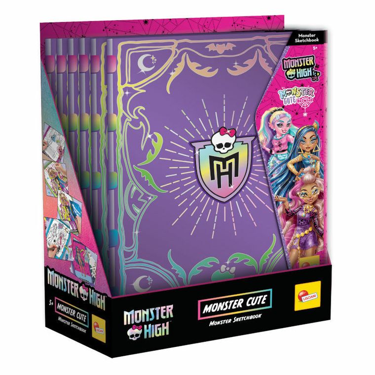 Lisciani, Monster High, Monster Cute, szkicownik