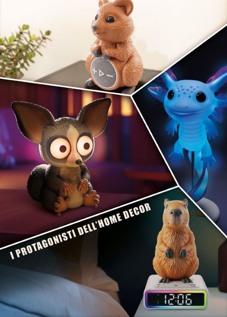 Lisciani, Rainy Days, Galago-Bush Baby, lampka LED