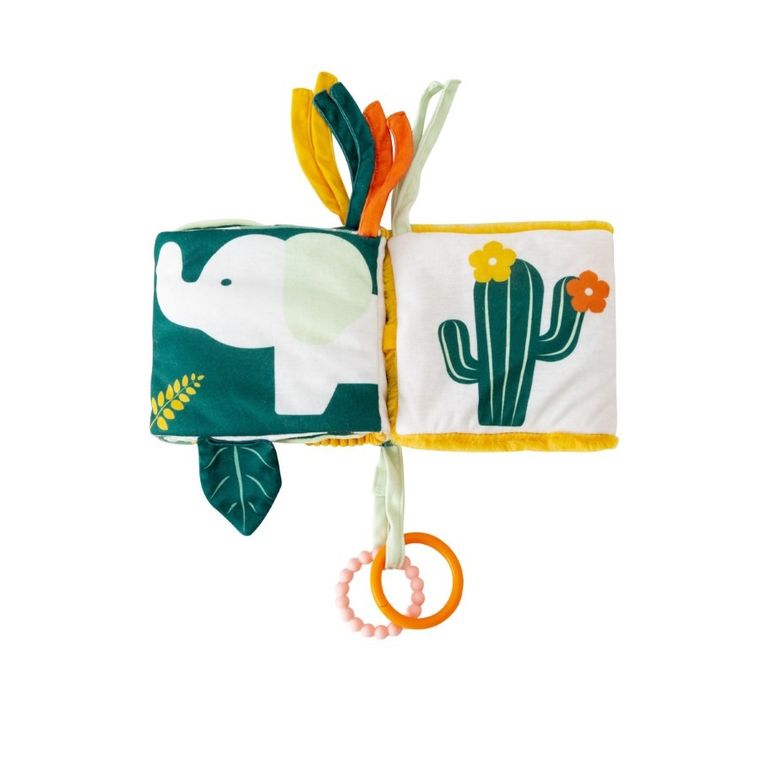 Little Big Friends, pierwsza książeczka aktywizująca 2w1, dżungla