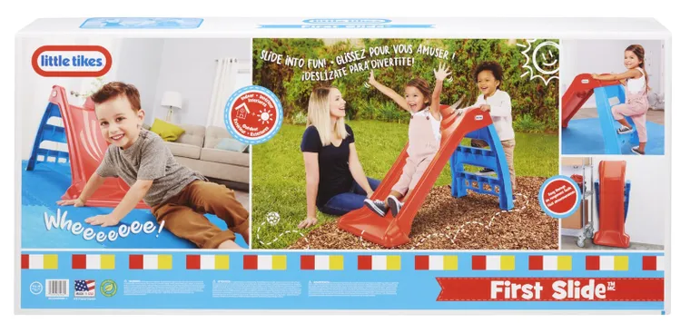 Little Tikes, First Slide, zjeżdżalnia, czerwono-niebieska